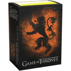 Dragon Shield Sleeves: Brushed - Game Of Thrones - House Lannister (100) -Gamegenic Shop AT 16030 2