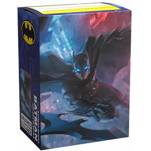 Dragon Shield Sleeves: Brushed - Batman (100) 2 Dragon Shield Sleeves: Brushed - Batman (100) - Image 2