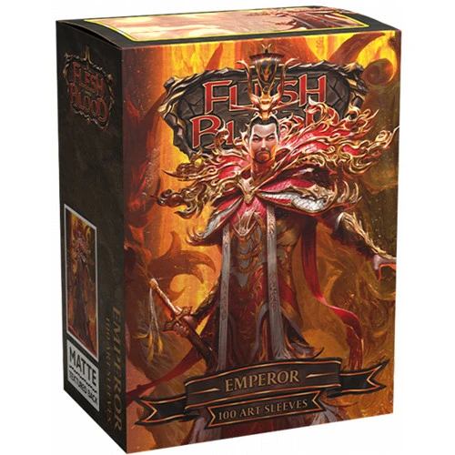 Flesh & Blood Sleeves: Matte - The Emperor (100) 2 Flesh & Blood Sleeves: Matte - The Emperor (100) - Image 2