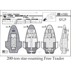 Traveller5 RPG: Starships & Spacecraft - Deck Plans -Gamegenic Shop FFE0301 5
