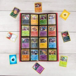 8-Pocket Tower Binder With 20 Side-Loading Pages: Holofoil Red -Gamegenic Shop MON TLLRED825 3