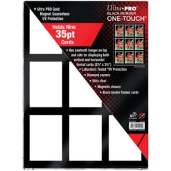 Ultra Pro One-Touch Magnetic Holder: 9-Card Black Border 35pt