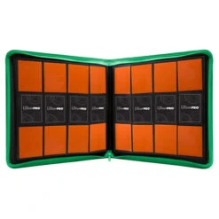 Ultra Pro 12-Pocket Zippered Pro-Binder: Vivid Green -Gamegenic Shop UPR15741 2