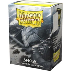 Dragon Shield Sleeves: Matte Dual - Snow (100) -Gamegenic Shop at 15005 1