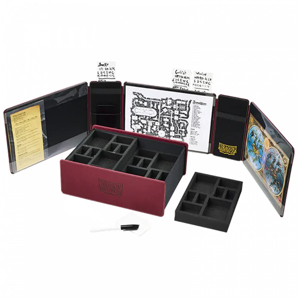 Dragon Shield RPG Accessories: Game Master Companion - Blood Red 1 Dragon Shield RPG Accessories: Game Master Companion - Blood Red