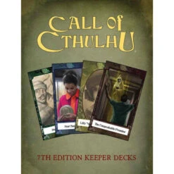 Call Of Cthulhu 7E RPG: Keeper Decks