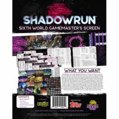Shadowrun 6E RPG: Gamemaster's Screen
