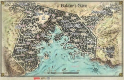 D&D 5E RPG: Baldur's Gate Descent Into Avernus - Baldur's Gate Map