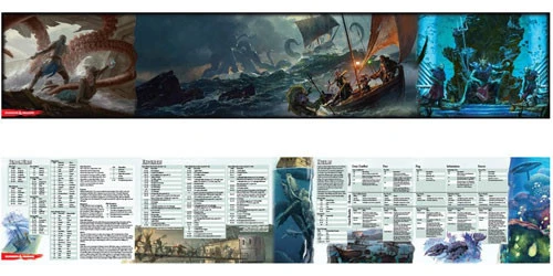 D&D 5E RPG: Of Ships & The Sea - Game Master Screen 1 D&D 5E RPG: Of Ships & The Sea - Game Master Screen