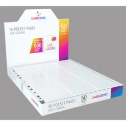 Gamegenic Sideloading 18-Pocket Pages: White (50)