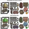 Tabletop Tokens: Town Market Set