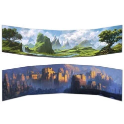 Loke's Immersive GM Screen: Wilderness & Townscape (Clearance)