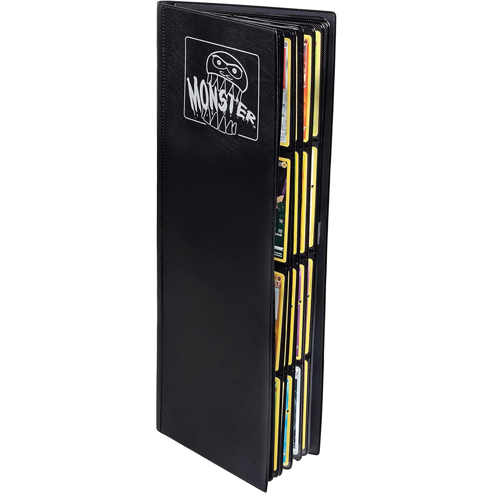 8-Pocket Tower Binder With 20 Side-Loading Pages: Matte Black 1 8-Pocket Tower Binder With 20 Side-Loading Pages: Matte Black