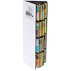 8-Pocket Tower Binder With 20 Side-Loading Pages: Matte White
