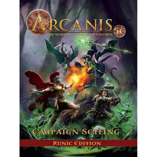Arcanis Campaign Setting: Runic Edition (D&D 5E Compatible) (Preorder) 1 Arcanis Campaign Setting: Runic Edition (D&D 5E Compatible) (Preorder)