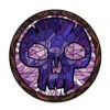 MtG Augmented Realty Pin: Stained Glass - Swamp