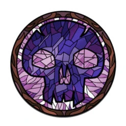 MtG Augmented Realty Pin: Stained Glass - Swamp