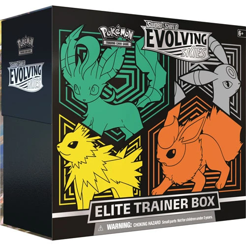 Pokemon TCG: Sword & Shield - Evolving Skies Elite Trainer Box (Umbreon, Flareon, Jolteon, Leafeon) 1 Pokemon TCG: Sword & Shield - Evolving Skies Elite Trainer Box (Umbreon, Flareon, Jolteon, Leafeon)