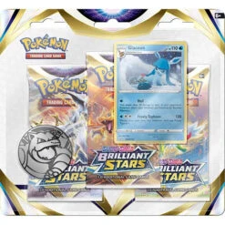 Pokemon TCG: Sword & Shield - Brilliant Stars 3-Booster Blister (Glaceon)