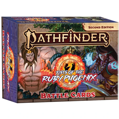 Pathfinder 2E RPG: Fists Of The Ruby Phoenix - Battle Cards 1 Pathfinder 2E RPG: Fists Of The Ruby Phoenix - Battle Cards