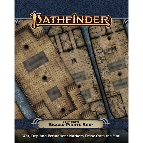 Pathfinder RPG: Flip-Mat - Bigger Pirate Ship 1 Pathfinder RPG: Flip-Mat - Bigger Pirate Ship