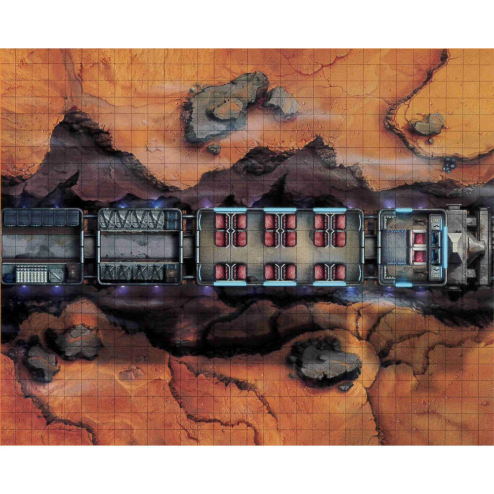 Starfinder RPG: Flip-Mat - Grav-Trains (New Arrival) 2 Starfinder RPG: Flip-Mat - Grav-Trains (New Arrival) - Image 2