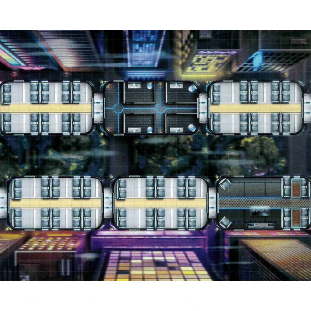 Starfinder RPG: Flip-Mat - Grav-Trains (New Arrival) 3 Starfinder RPG: Flip-Mat - Grav-Trains (New Arrival) - Image 3
