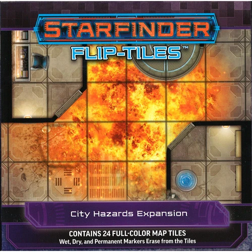 Starfinder RPG: Flip-Tiles - City Hazards Expansion 1 Starfinder RPG: Flip-Tiles - City Hazards Expansion