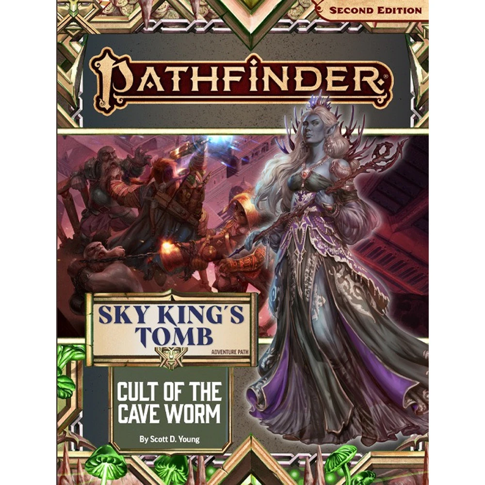 Pathfinder 2E RPG: Adventure Path - Cult Of The Cave Worm (Sky King's Tomb 2 Of 3) (New Arrival) 1 Pathfinder 2E RPG: Adventure Path - Cult Of The Cave Worm (Sky King's Tomb 2 Of 3) (New Arrival)