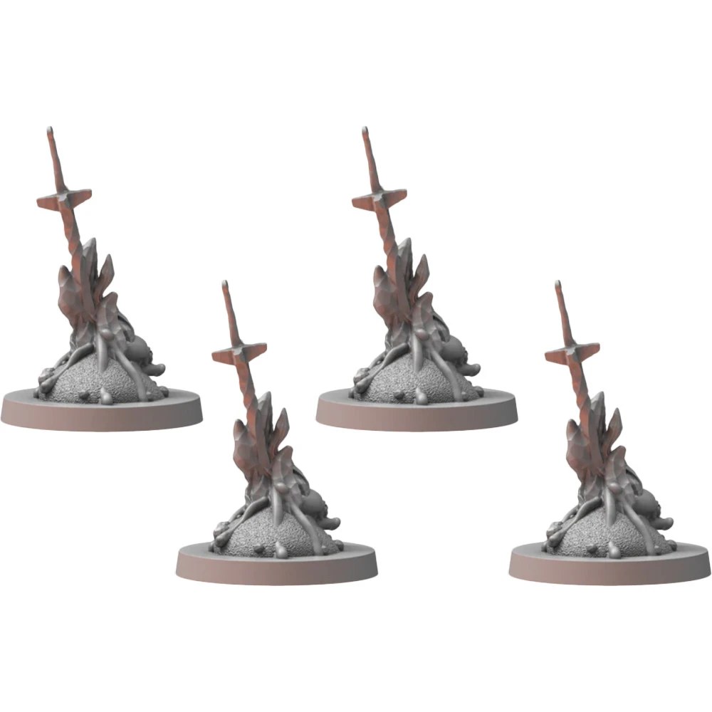 Dark Souls RPG: Miniatures Set - Bonfires 1 Dark Souls RPG: Miniatures Set - Bonfires