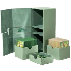 Twin Flip'n'Tray 266+ XenoSkin: 2022 Exclusive Green -Gamegenic Shop ugd011286 3 1