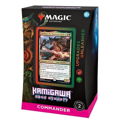 Wizards Of The Coast Magic The Gathering: Kamigawa: Neon Dynasty - Commander Deck - Upgrades Unleashed 1 Wizards Of The Coast Magic The Gathering: Kamigawa: Neon Dynasty - Commander Deck - Upgrades Unleashed