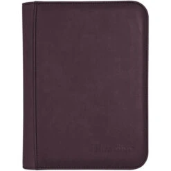 Ultra Pro 4-Pocket Zippered Pro-Binder: Suede - Amethyst