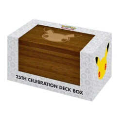 Ultra Pro Pokemon Deck Box: 25th Celebration (Wood) (Preorder) -Gamegenic Shop upr15775 2 1 1