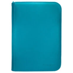 Ultra Pro 4-Pocket Zippered Pro-Binder: Vivid Teal (Clearance)