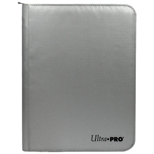 Ultra Pro 9-Pocket Zippered Pro-Binder: Silver 2 Ultra Pro 9-Pocket Zippered Pro-Binder: Silver - Image 2