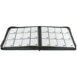 Ultra Pro 12-Pocket Zippered Pro-Binder: Silver -Gamegenic Shop upr15946 4