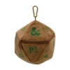 Ultra Pro D&D Dice Bag: D20 Plush - D&D Copper W/ Green