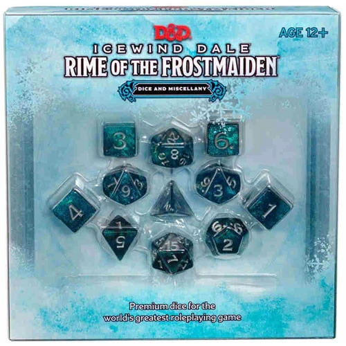 Wizards Of The Coast D&D 5E RPG: Icewind Dale - Rime Of The Frostmaiden Dice & Miscellany 1 Wizards Of The Coast D&D 5E RPG: Icewind Dale - Rime Of The Frostmaiden Dice & Miscellany