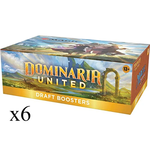 Wizards Of The Coast Magic The Gathering: Dominaria United - Draft Booster Case (6) 1 Wizards Of The Coast Magic The Gathering: Dominaria United - Draft Booster Case (6)