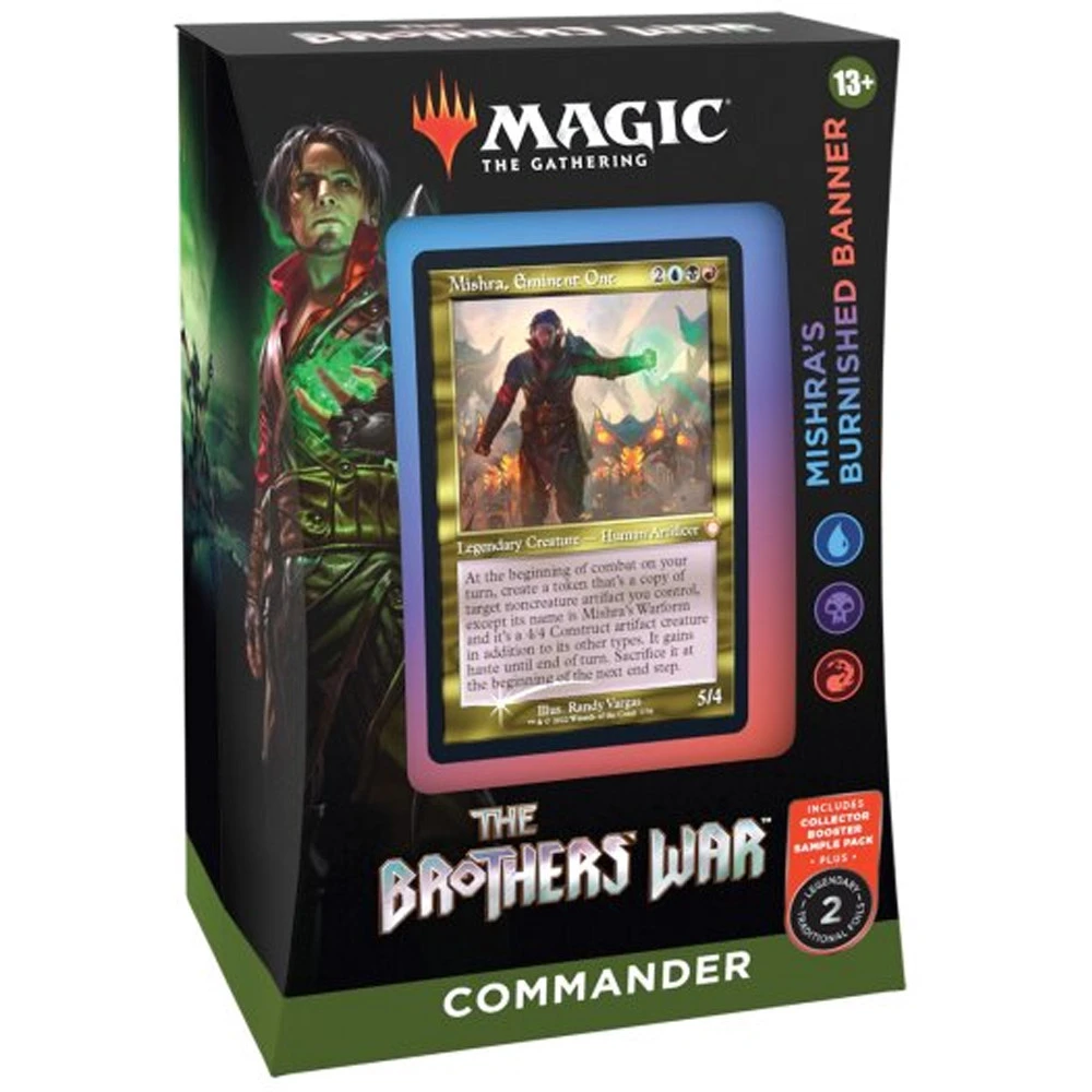 Wizards Of The Coast Magic The Gathering: The Brothers' War - Commander Deck - Mishra's Burnished Banner 1 Wizards Of The Coast Magic The Gathering: The Brothers' War - Commander Deck - Mishra's Burnished Banner