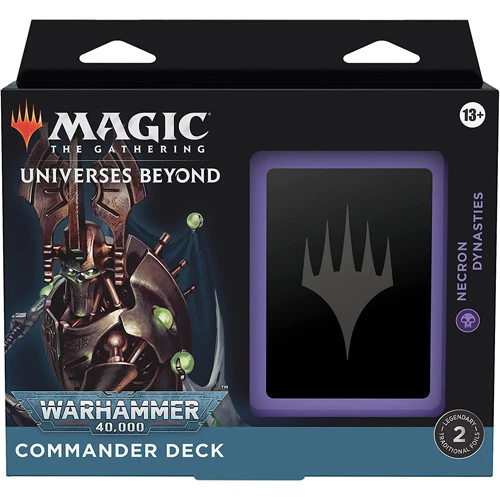 Wizards Of The Coast Magic The Gathering: Universes Beyond: Warhammer 40K Commander Deck - Necron Dynasties 1 Wizards Of The Coast Magic The Gathering: Universes Beyond: Warhammer 40K Commander Deck - Necron Dynasties