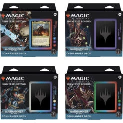 Wizards Of The Coast Magic The Gathering: Universes Beyond: Warhammer 40K Commander Deck Set (4)