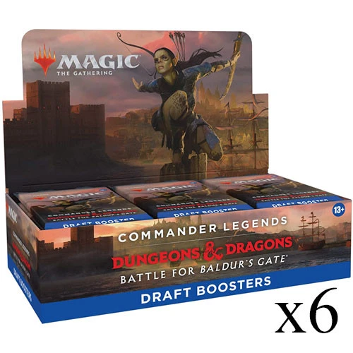 Wizards Of The Coast Magic The Gathering: Commander Legends: Battle For Baldur's Gate - Draft Booster Case (6) 1 Wizards Of The Coast Magic The Gathering: Commander Legends: Battle For Baldur's Gate - Draft Booster Case (6)