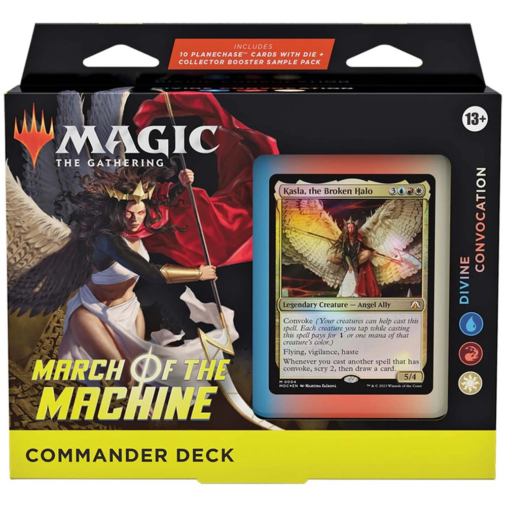 Wizards Of The Coast Magic The Gathering: March Of The Machine Commander Deck - Divine Convocation 1 Wizards Of The Coast Magic The Gathering: March Of The Machine Commander Deck - Divine Convocation