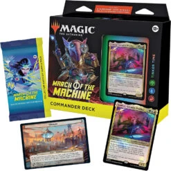 Wizards Of The Coast Magic The Gathering: March Of The Machine Commander Deck Set (5) -Gamegenic Shop wocd1792 5 2 1