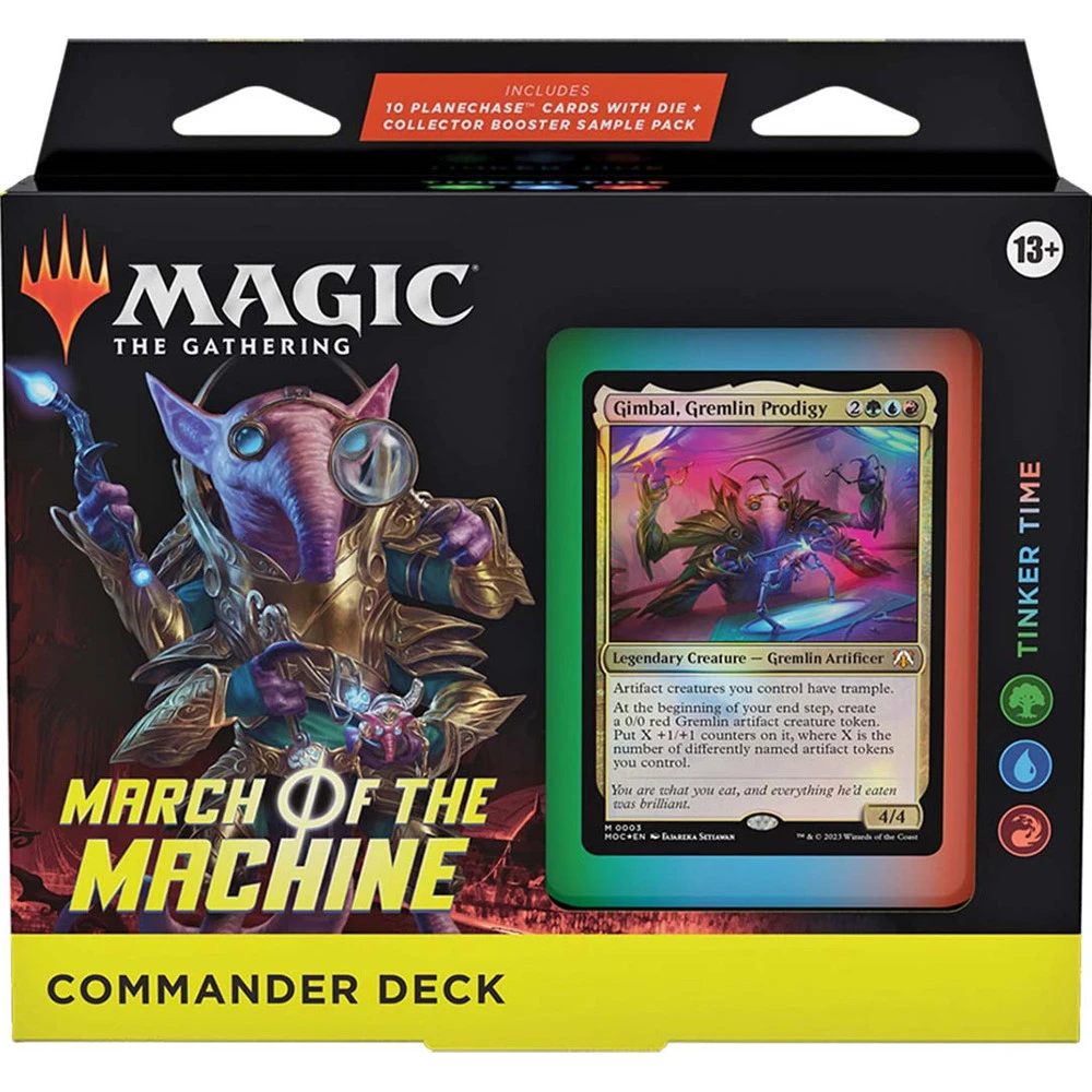 Wizards Of The Coast Magic The Gathering: March Of The Machine Commander Deck - Tinker Time 1 Wizards Of The Coast Magic The Gathering: March Of The Machine Commander Deck - Tinker Time